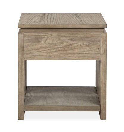 Henry & Mason  -  Arclen Stone Harbor Grey Rectangular End Table  - AFA00902 view 3