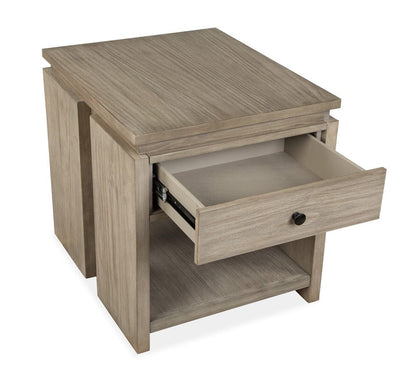 Henry & Mason  -  Arclen Stone Harbor Grey Rectangular End Table  - AFA00902 view 7