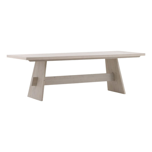 Henry & Mason - Ari 95in Whitewashed Reclaimed Pine Wood Dining Table - DV7064 veiw 1