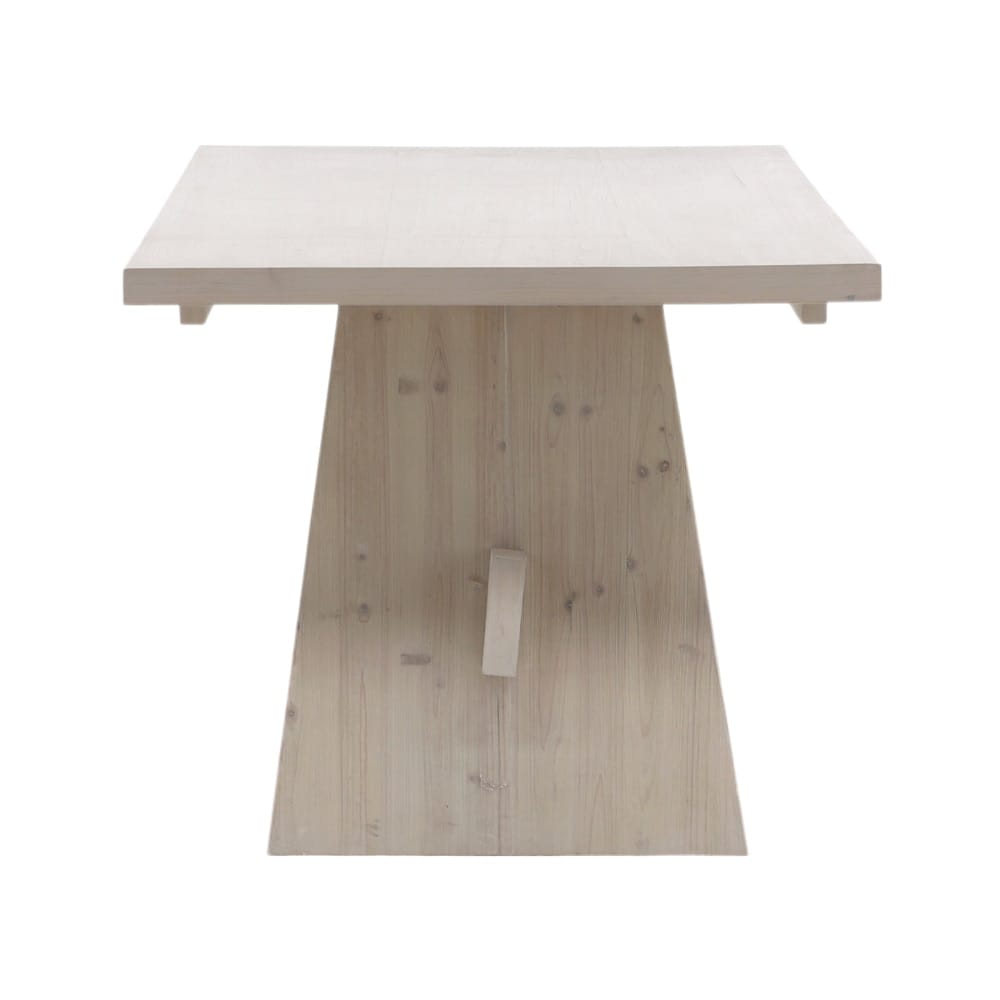 Henry & Mason - Ari 95in Whitewashed Reclaimed Pine Wood Dining Table - DV7064 veiw 3