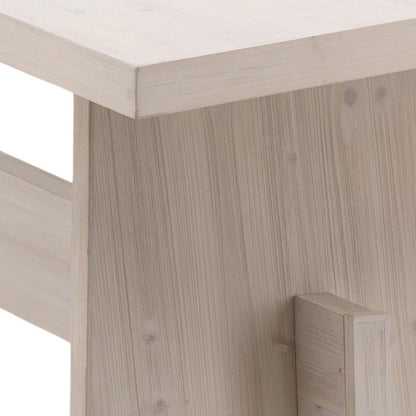 Henry & Mason - Ari 95in Whitewashed Reclaimed Pine Wood Dining Table - DV7064 veiw 4