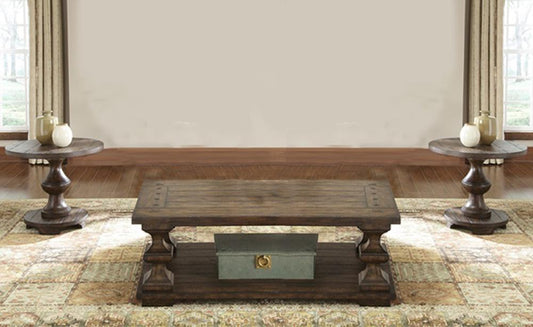 Henry & Mason - Arizona 3 Piece Set (1 Cocktail & 2 End Tables) in Kona Brown - AFA01861 view 1