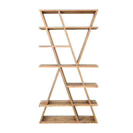 Henry & Mason - Arla Natural Wood Bookcase in Reclaimed Teak - DV7312 veiw 2
