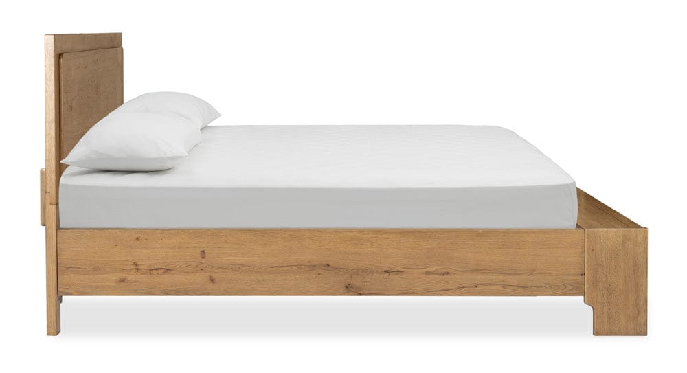 Henry & Mason  -  Ashenford Rustic Caramel California King Panel Storage Bed  - AFA00916 view 3