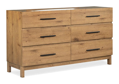 Henry & Mason  -  Ashenford Rustic Caramel Double Drawer Dresser  - AFA00917 view 1