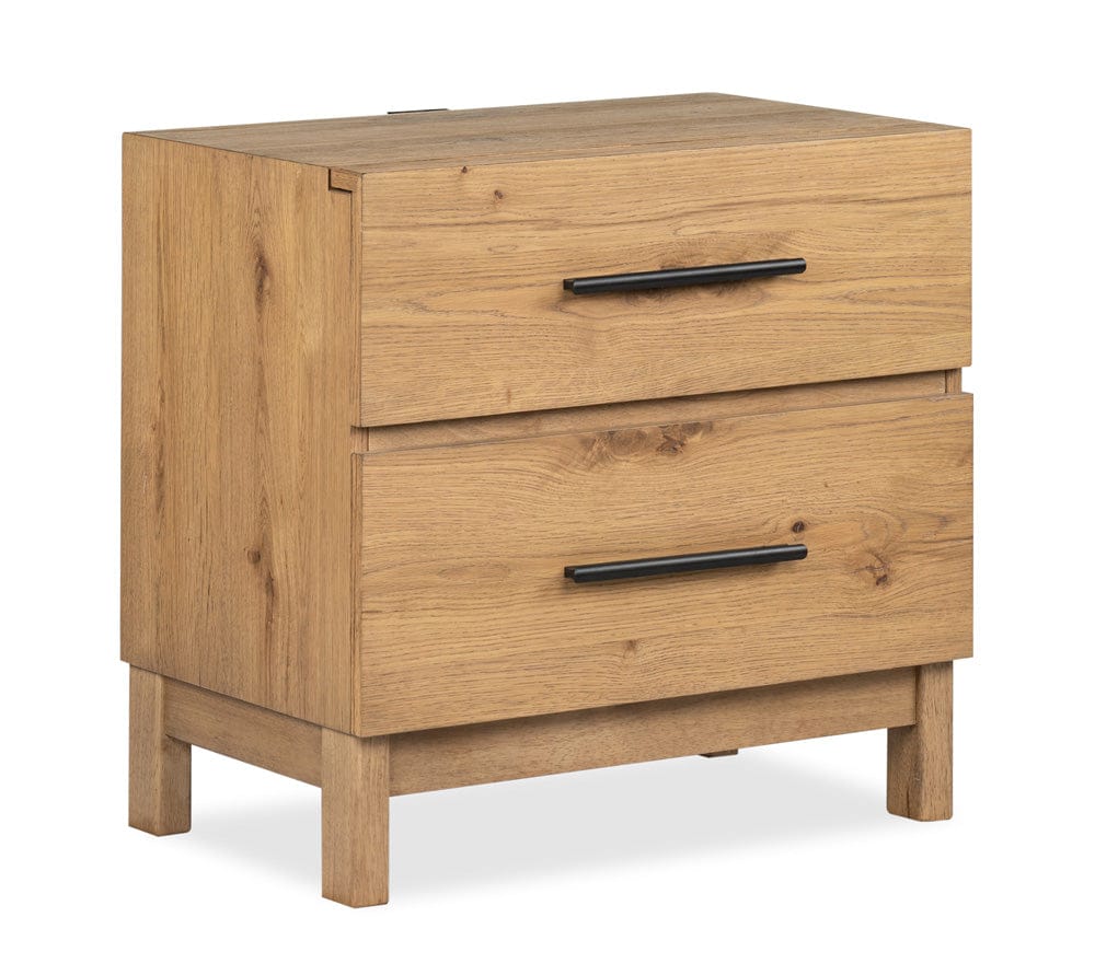 Henry & Mason  -  Ashenford Rustic Caramel Drawer Nightstand  - AFA00920 view 1