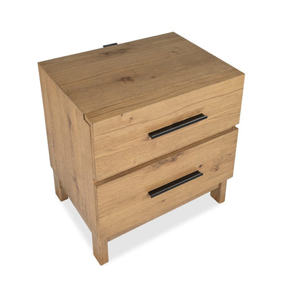 Henry & Mason  -  Ashenford Rustic Caramel Drawer Nightstand  - AFA00920 view 2