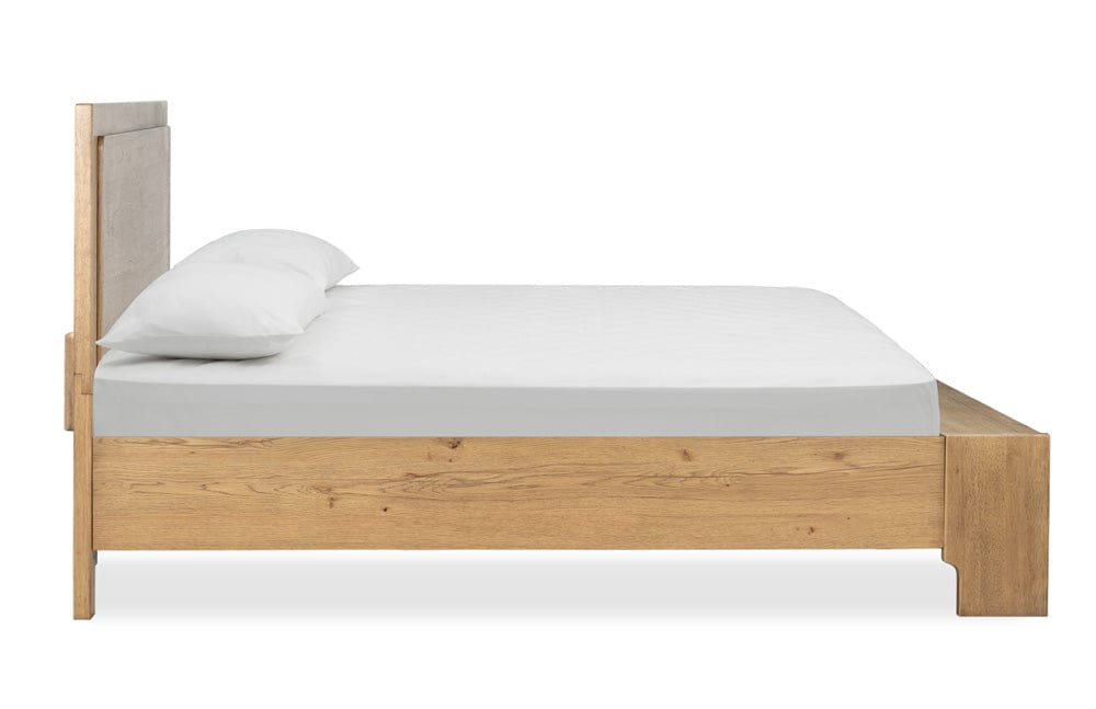 Henry & Mason  -  Ashenford Rustic Caramel King Panel Storage Bed  - AFA00922 view 3