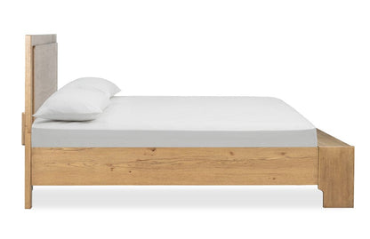 Henry & Mason  -  Ashenford Rustic Caramel King Panel Storage Bed  - AFA00922 view 3