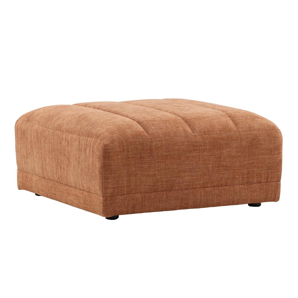 Henry & Mason - Ashford Ottoman in Multi-Tone Terracotta Basketweave - DV7466 veiw 1