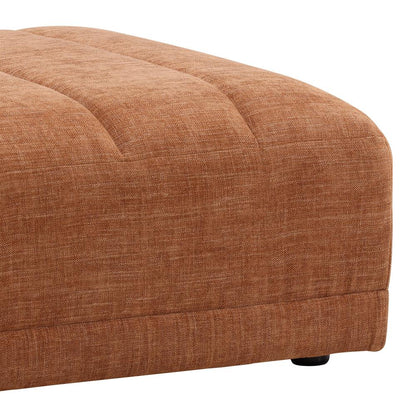 Henry & Mason - Ashford Ottoman in Multi-Tone Terracotta Basketweave - DV7466 veiw 3