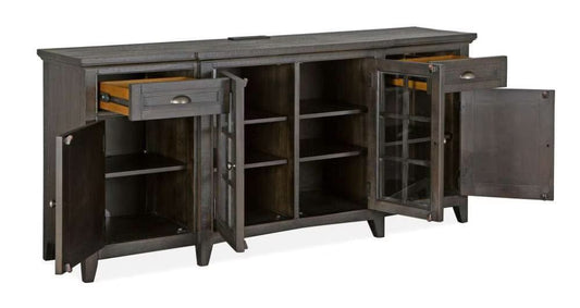 Henry & Mason - Ashmere Falls 70" Entertainment Console in Graphite - AFA00682 view 2