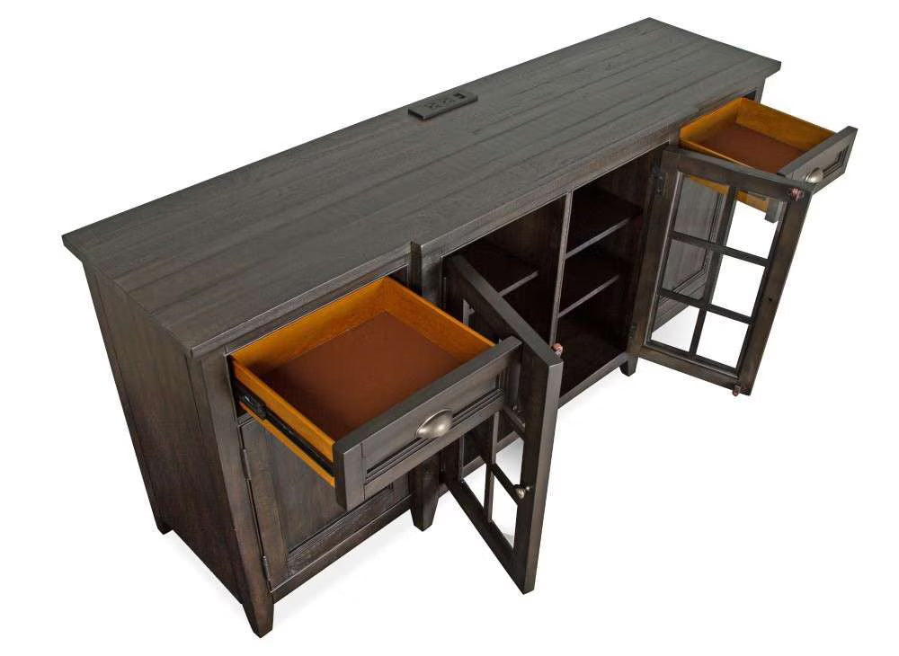 Henry & Mason - Ashmere Falls 70" Entertainment Console in Graphite - AFA00682 view 5