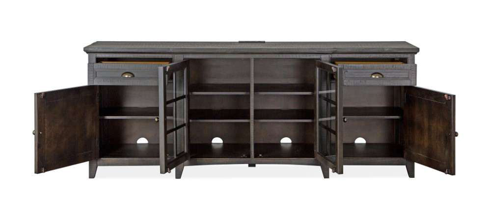 Henry & Mason - Ashmere Falls 80" Entertainment Console in Graphite - AFA00686 view 4