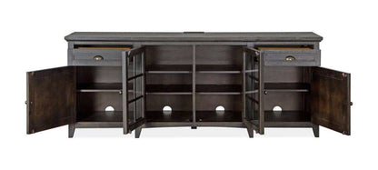 Henry & Mason - Ashmere Falls 80" Entertainment Console in Graphite - AFA00686 view 4