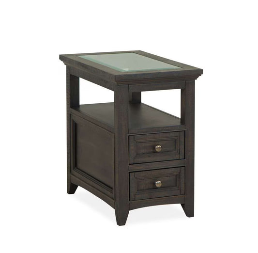 Henry & Mason - Ashmere Falls Chairside End Table in Graphite - AFA00694 view 1