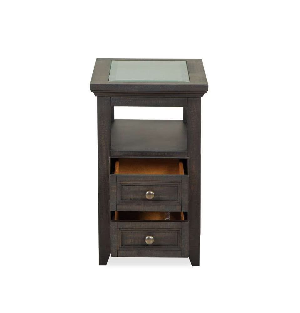 Henry & Mason - Ashmere Falls Chairside End Table in Graphite - AFA00694 view 4