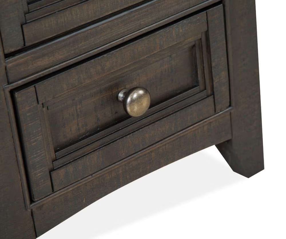 Henry & Mason - Ashmere Falls Chairside End Table in Graphite - AFA00694 view 5