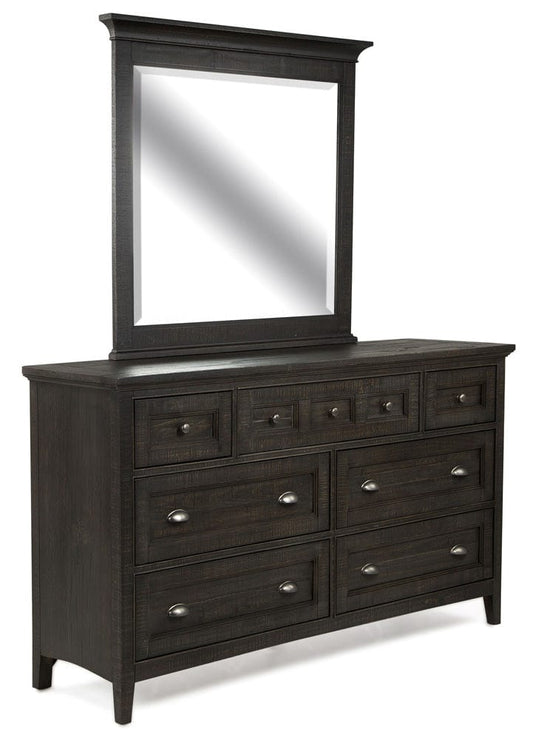 Henry & Mason  -  Ashmere Falls Graphite Drawer Dresser With Landscape Mirror  - AFA01332 view 1