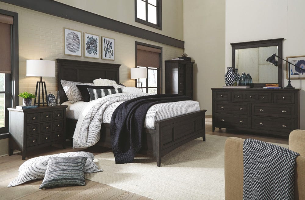 Henry & Mason  -  Ashmere Falls Graphite Drawer Dresser With Landscape Mirror  - AFA01332 view 10