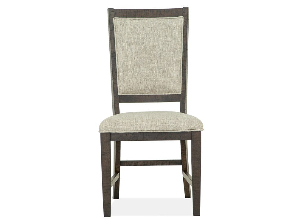 Henry & Mason  -  Ashmere Falls Graphite Step Upholstered Side Chair (Set of 2)  - AFA01333 view 2