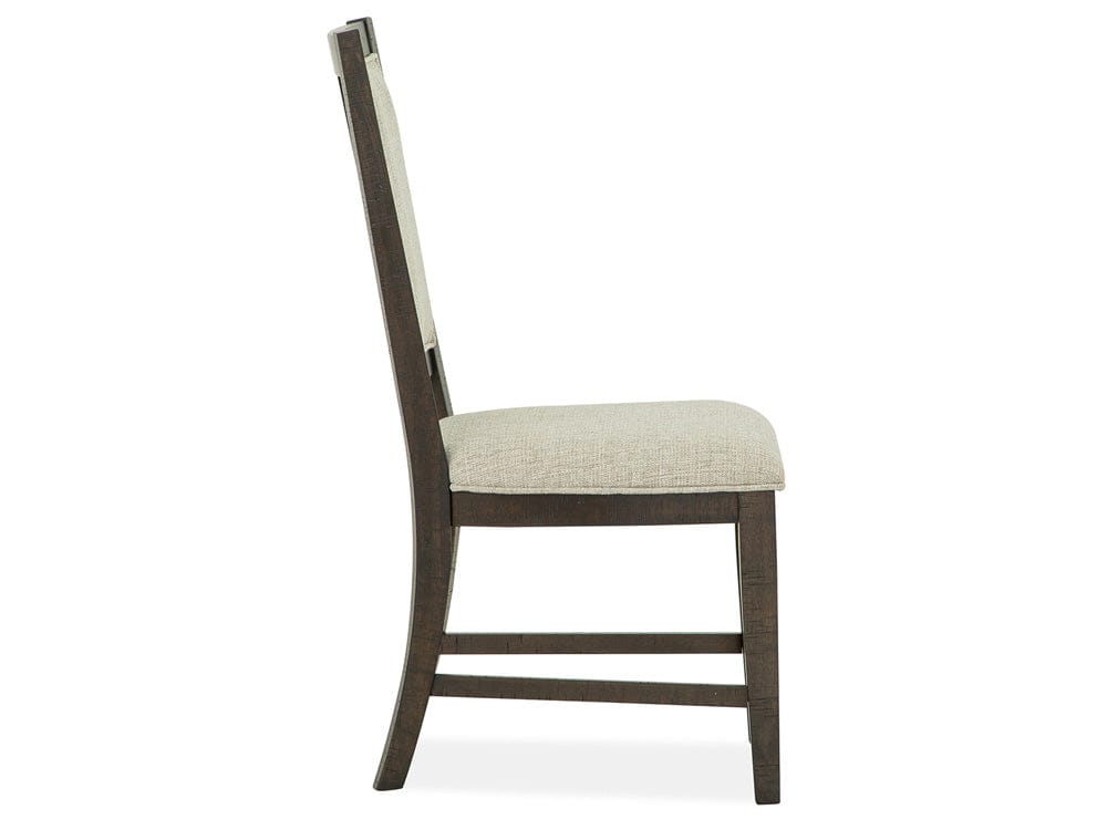 Henry & Mason  -  Ashmere Falls Graphite Step Upholstered Side Chair (Set of 2)  - AFA01333 view 3