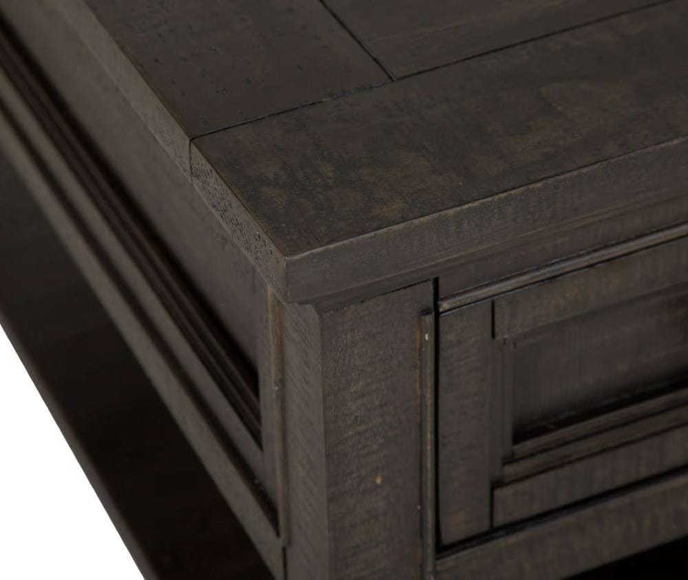 Henry & Mason - Ashmere Falls Rectangular Cocktail Table with Casters in Graphite - AFA00704 view 6