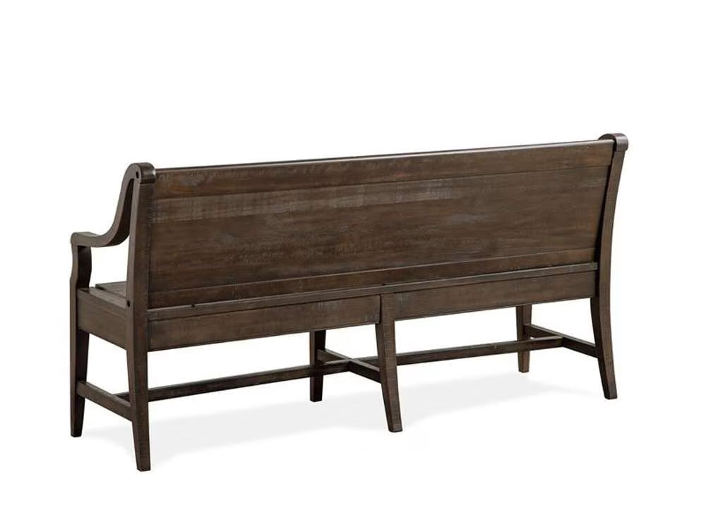Henry & Mason - Ashmere Falls Wood Bench w/Back KD - AFA00737 view 7