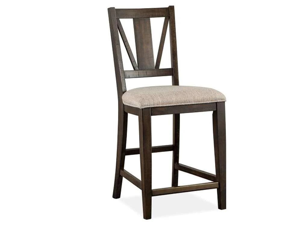 Henry & Mason - Ashmere Falls Wood Counter Chair w/Upholstered Seat (Set of 2) KD - AFA00746 view 1