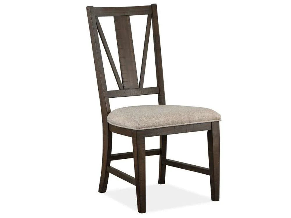 Henry & Mason - Ashmere Falls Wood Dining Side Chair w/Upholstered Seat (Set of 2) KD - AFA00752 view 1