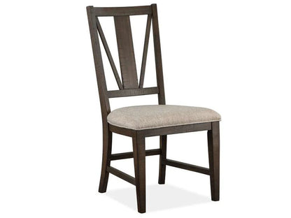 Henry & Mason - Ashmere Falls Wood Dining Side Chair w/Upholstered Seat (Set of 2) KD - AFA00752 view 1