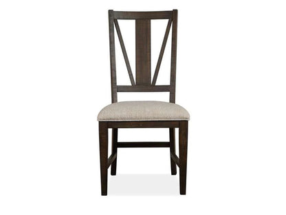 Henry & Mason - Ashmere Falls Wood Dining Side Chair w/Upholstered Seat (Set of 2) KD - AFA00752 view 2