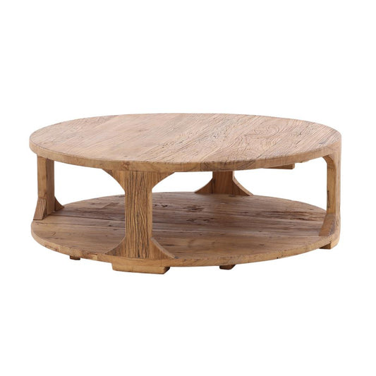 Henry & Mason - Avery 48in Round coffee Table in Reclaimed Oak - DV7842 veiw 1