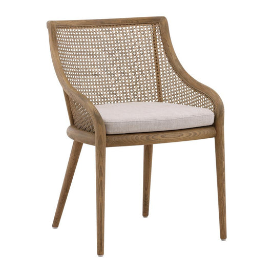 Henry & Mason - Azalea Ash Wood and Beige Linen Dining Chair - DV7508 veiw 1