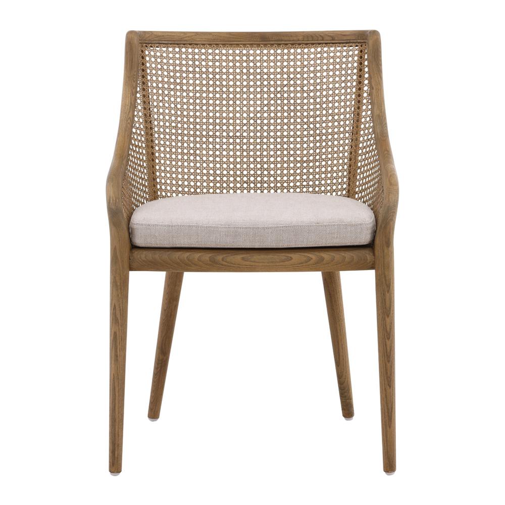 Henry & Mason - Azalea Ash Wood and Beige Linen Dining Chair - DV7508 veiw 2