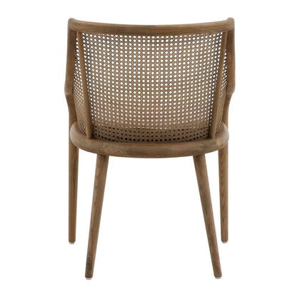 Henry & Mason - Azalea Ash Wood and Beige Linen Dining Chair - DV7508 veiw 4