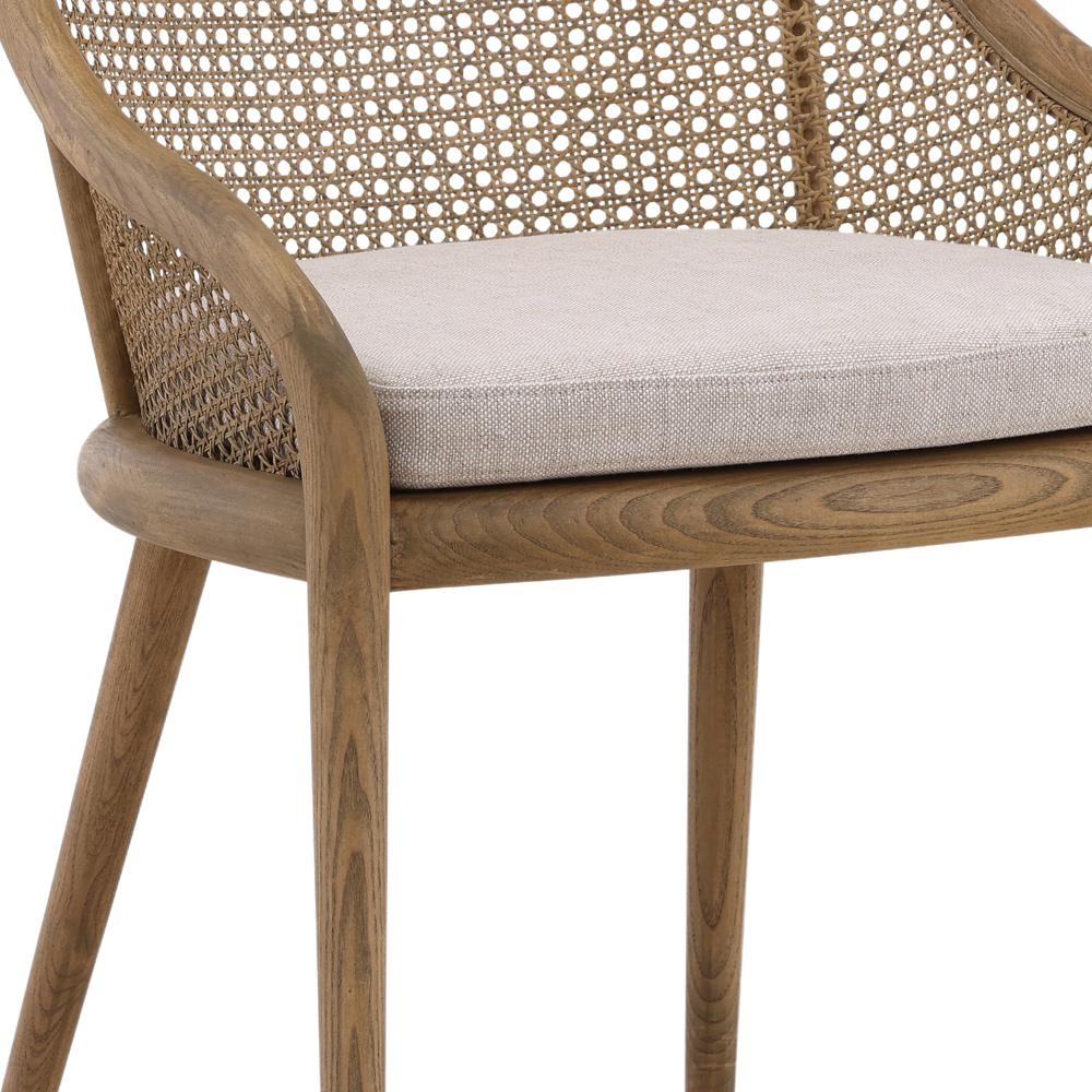 Henry & Mason - Azalea Ash Wood and Beige Linen Dining Chair - DV7508 veiw 5