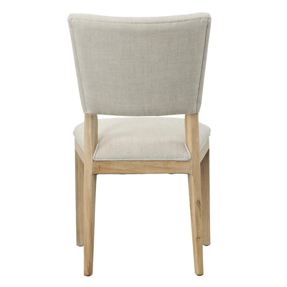Henry & Mason - Ball Oak Wood Dining Chair in Light Sand Cotton - DV7342 veiw 4