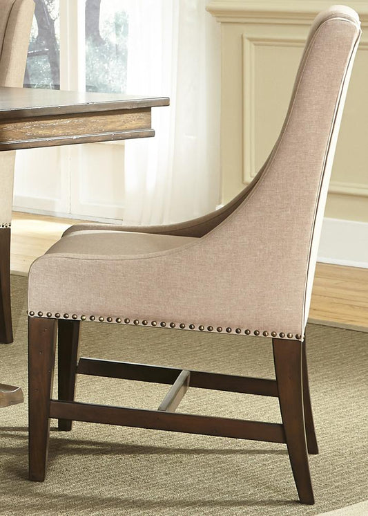 Henry & Mason - Bastian Uph Side Chair (RTA) (Set of 2) in Antique Brownstone - AFA01929 view 1