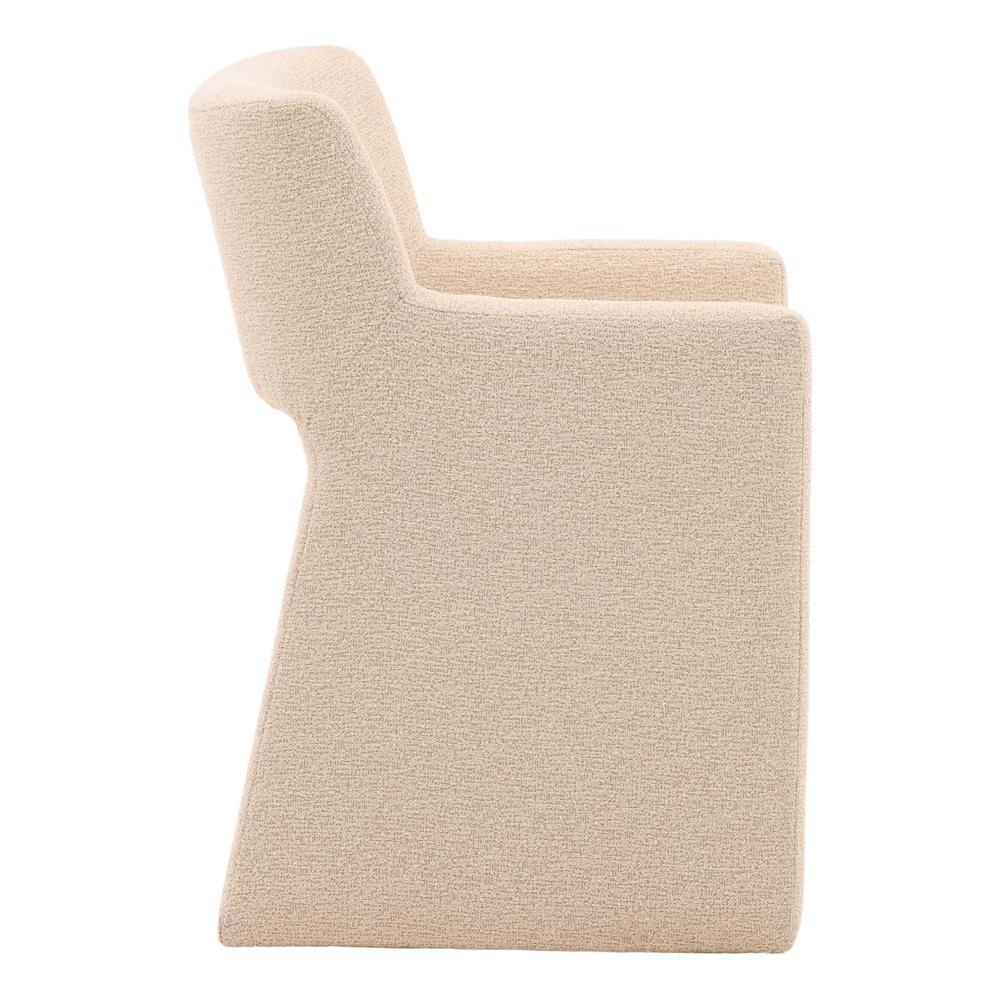 Henry & Mason - Beasley Hardwood Dining Chair in Sand - DV7408 veiw 3