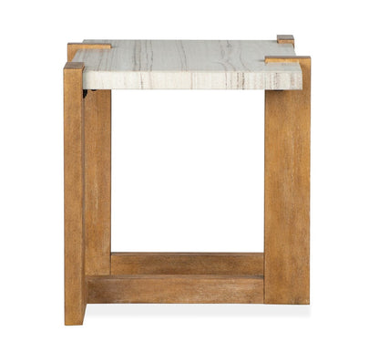 Henry & Mason  -  Bellford Honey Wheat Rectangular End Table  - AFA00862 view 3