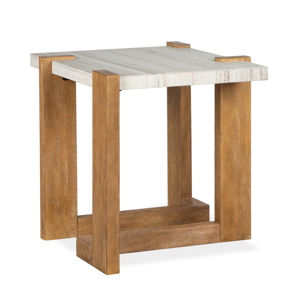 Henry & Mason  -  Bellford Honey Wheat Rectangular End Table  - AFA00862 view 4