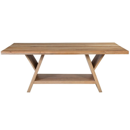 Henry & Mason - Binnas 78in Natural Mango Wood Rustic Dining Table - DV7012 veiw 2