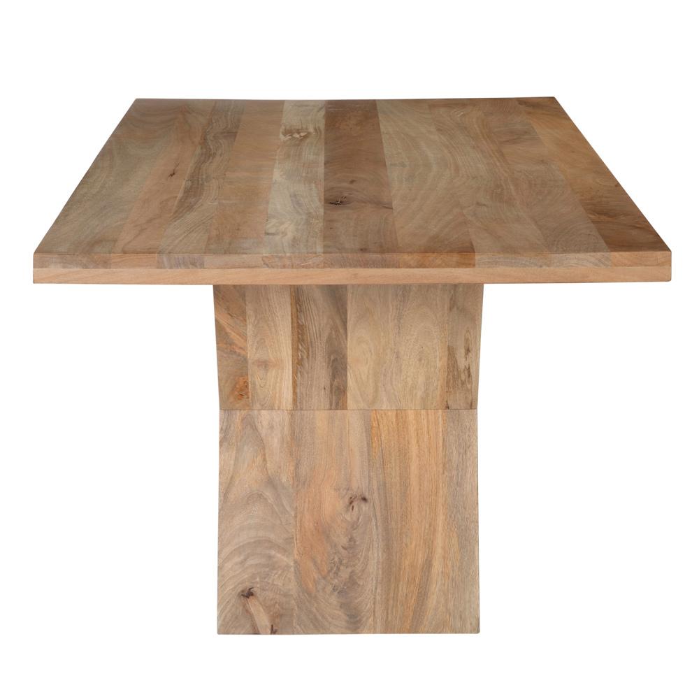 Henry & Mason - Binnas 78in Natural Mango Wood Rustic Dining Table - DV7012 veiw 3