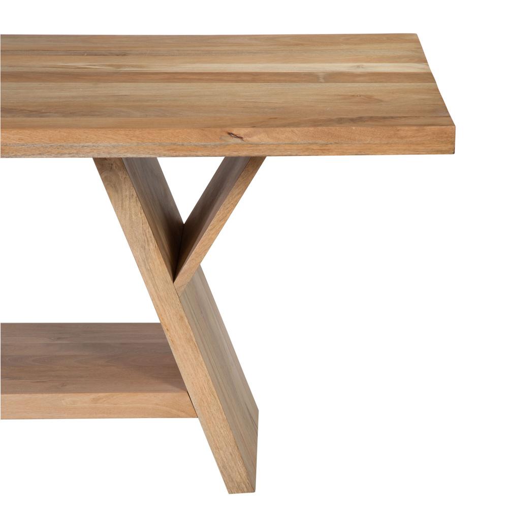 Henry & Mason - Binnas 78in Natural Mango Wood Rustic Dining Table - DV7012 veiw 4