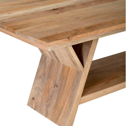 Henry & Mason - Binnas 78in Natural Mango Wood Rustic Dining Table - DV7012 veiw 5