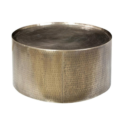 Henry & Mason - Blazer 36in Round Wrought Iron Coffee Table in Antique Brass - DV7003 veiw 1