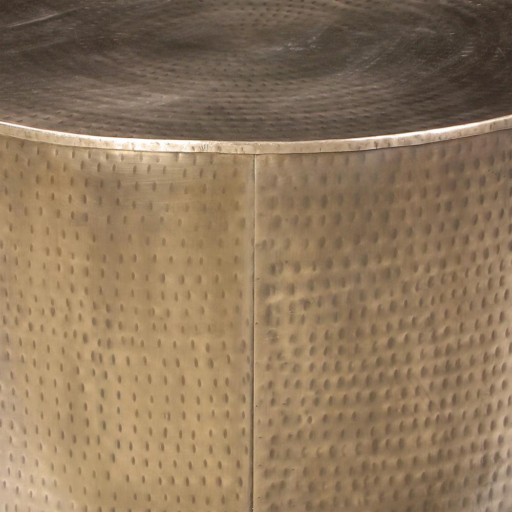 Henry & Mason - Blazer 36in Round Wrought Iron Coffee Table in Antique Brass - DV7003 veiw 2