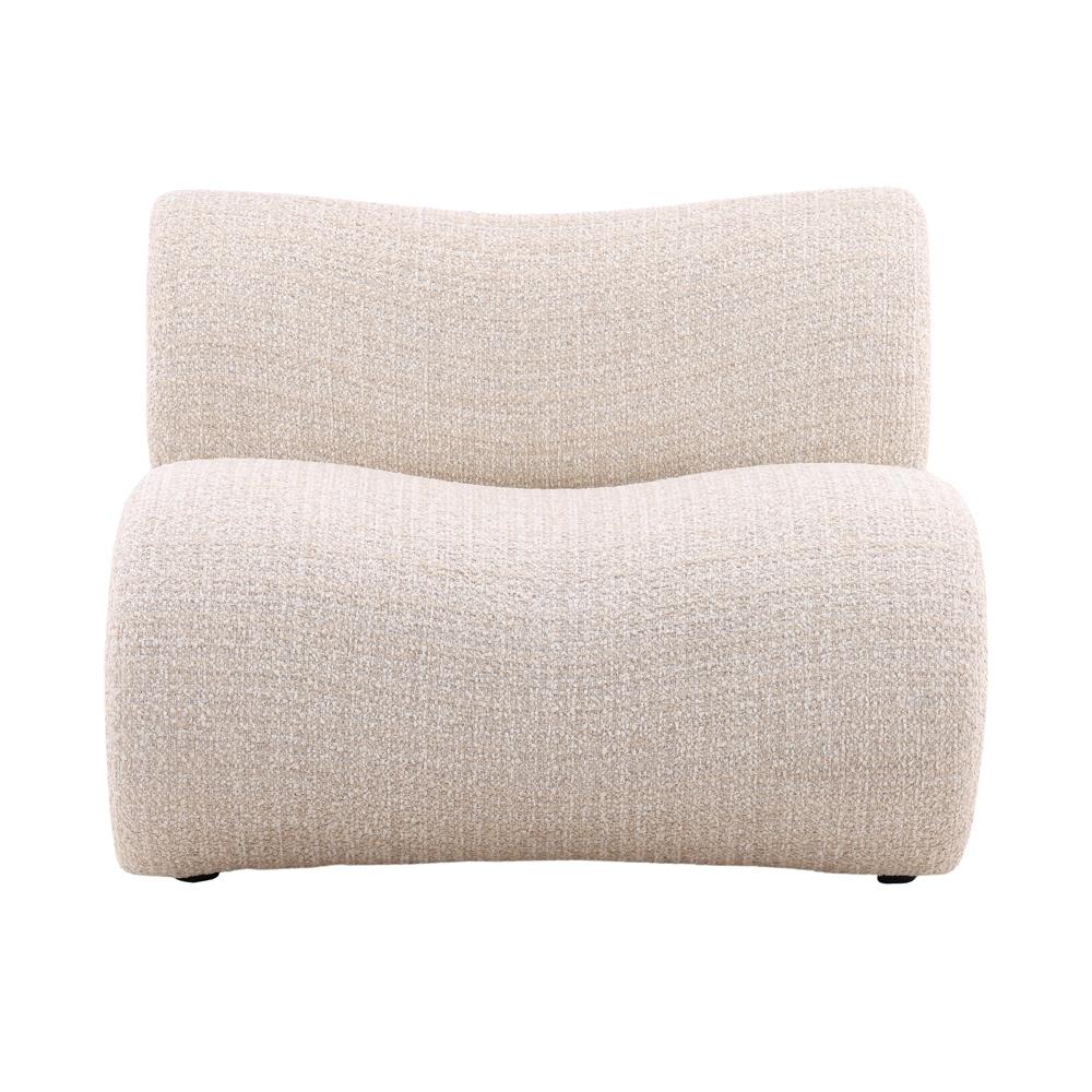 Henry & Mason - Bluth redwood Framed Occasional Chair in Sand Boucle Fabric - DV7471 veiw 2