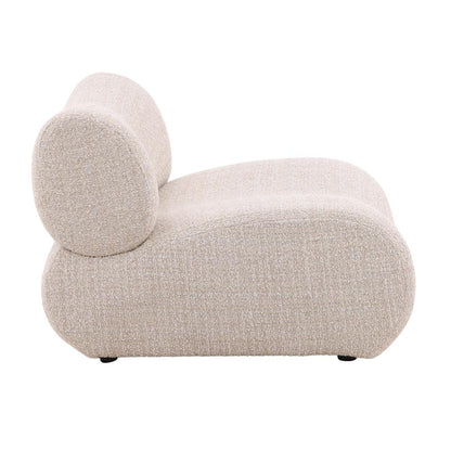 Henry & Mason - Bluth redwood Framed Occasional Chair in Sand Boucle Fabric - DV7471 veiw 3